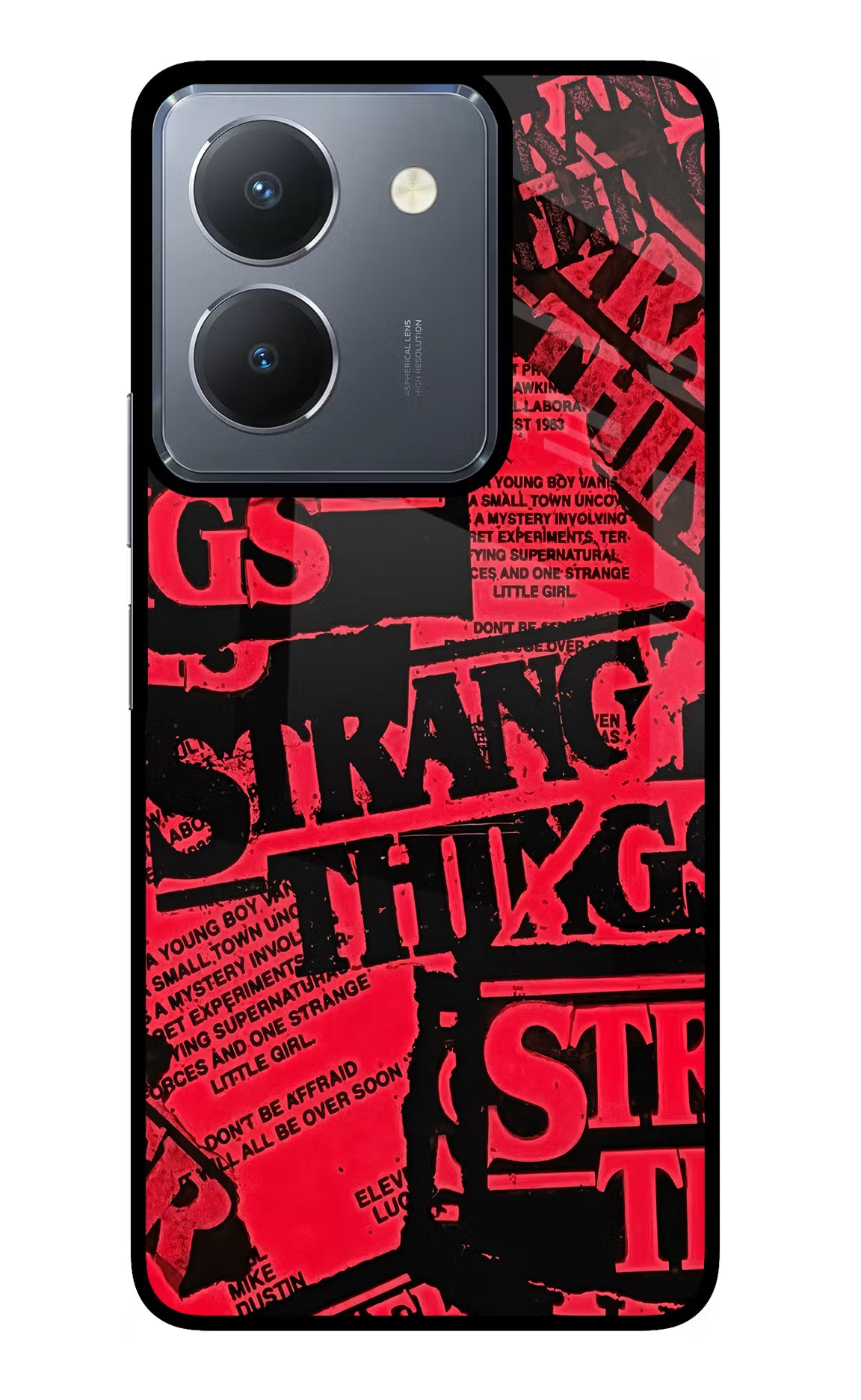 Ordinary Things Vivo Y36 Glass Case Back Cover by Casekaro