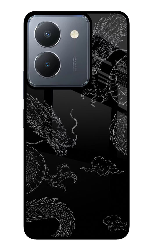 Twin Dragons Vivo Y36 Glass Case