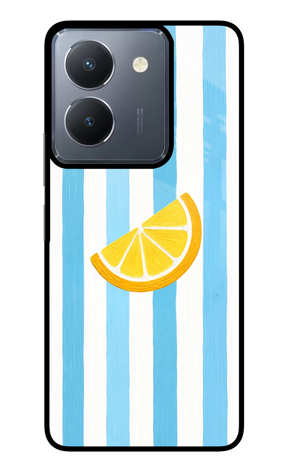 Summer Lemon Vivo Y36 Glass Case