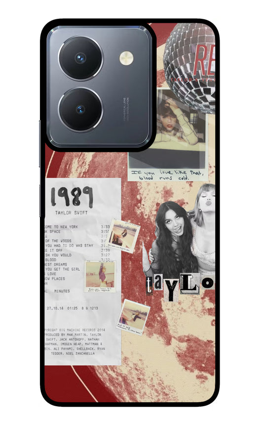 Taylor Swift Vivo Y36 Glass Case