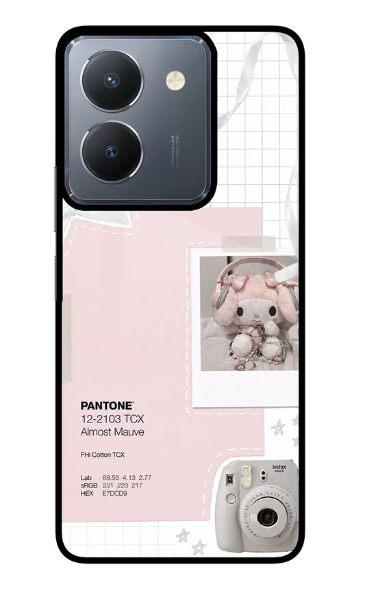 Pantone Asthetic Vivo Y36 Glass Case