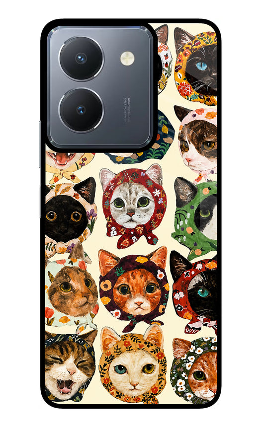 Cool Cat Vivo Y36 Glass Case