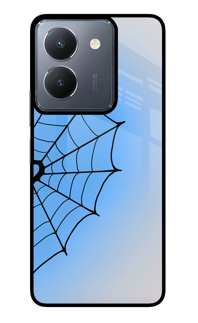 Blue Web Vivo Y36 Glass Case