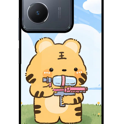 Tiger Treat Vivo Y36 Glass Case