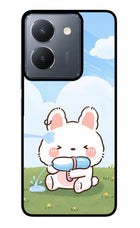 Bunny Treat Vivo Y36 Glass Case
