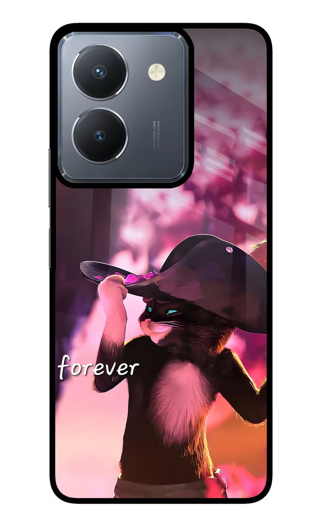 Forever Cat Vivo Y36 Glass Case