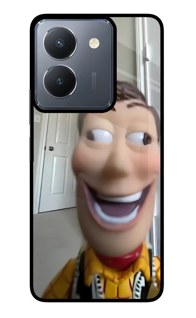 Side Eye Woody Vivo Y36 Glass Case