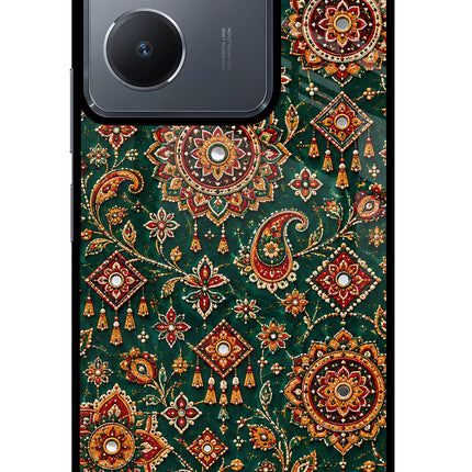Green Pataka Vivo Y36 Glass Case