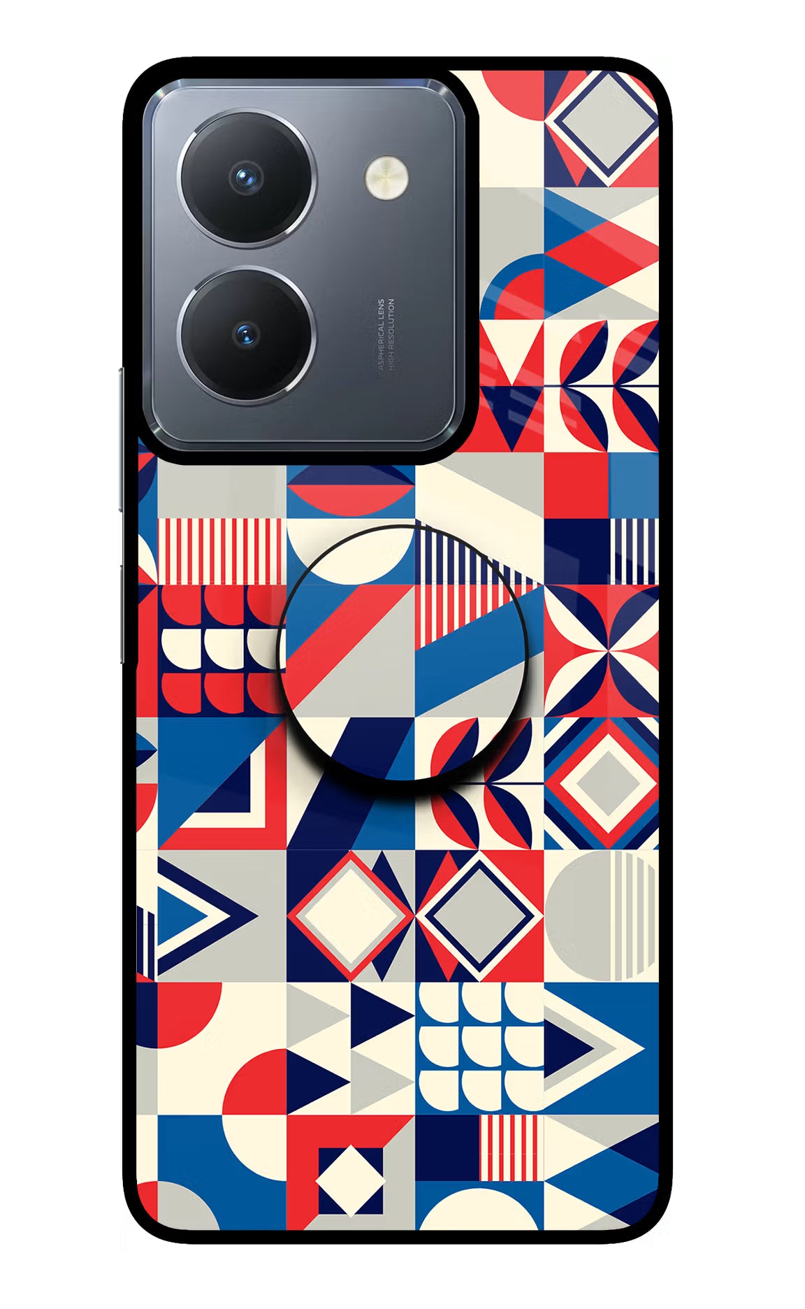 Colorful Pattern Vivo Y36 Pop Case by Casekaro