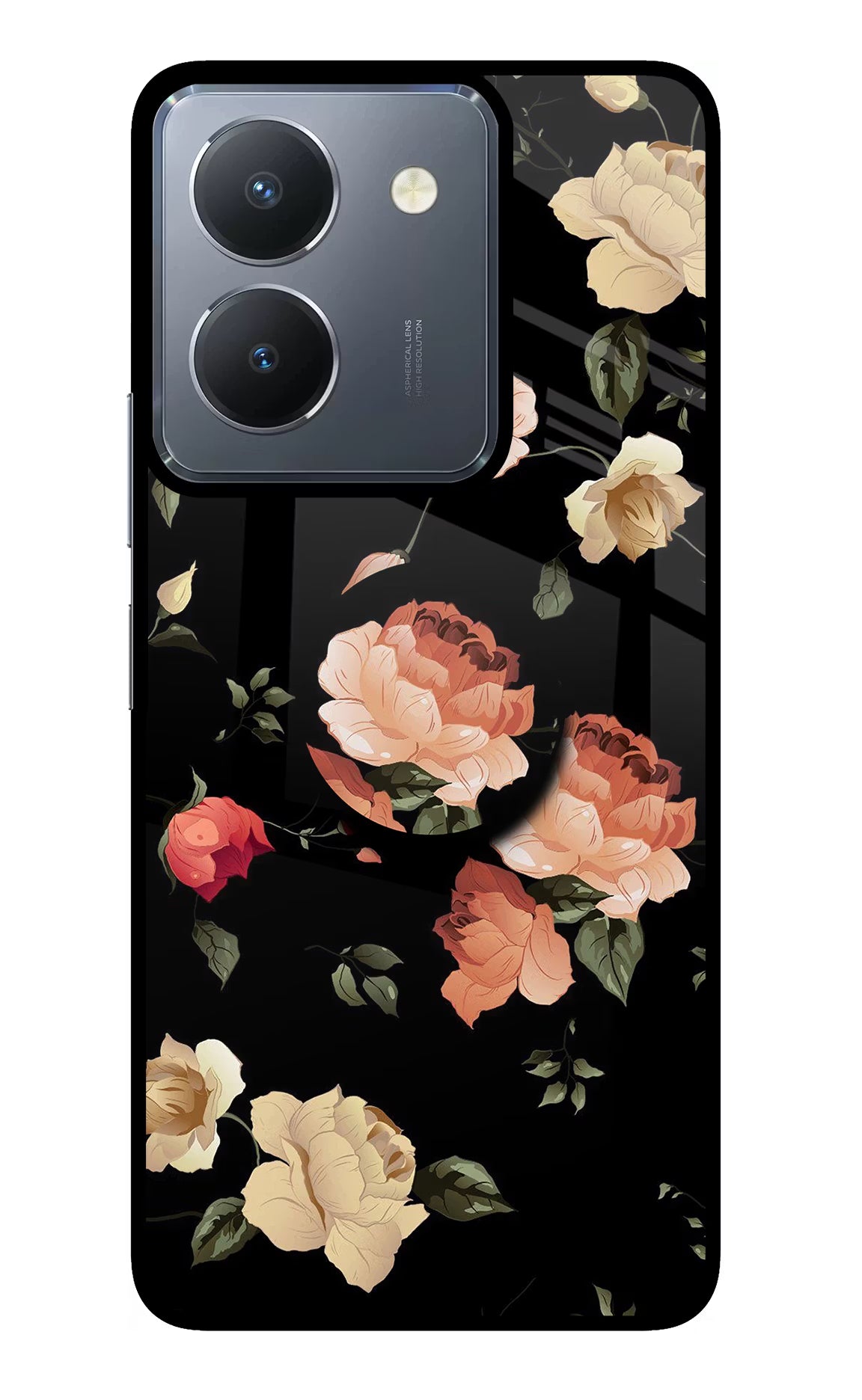 Flowers Vivo Y36 Pop Case by Casekaro