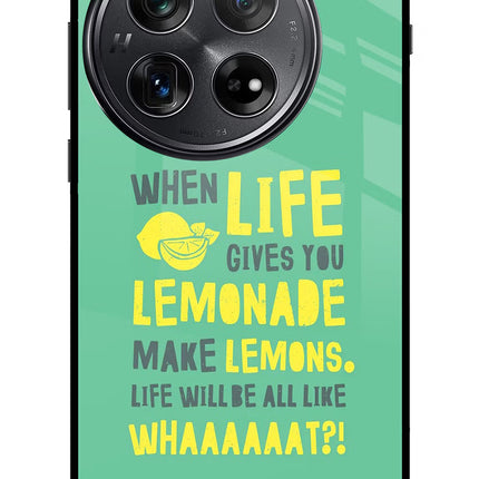 Quote Oneplus 12 Glass Case