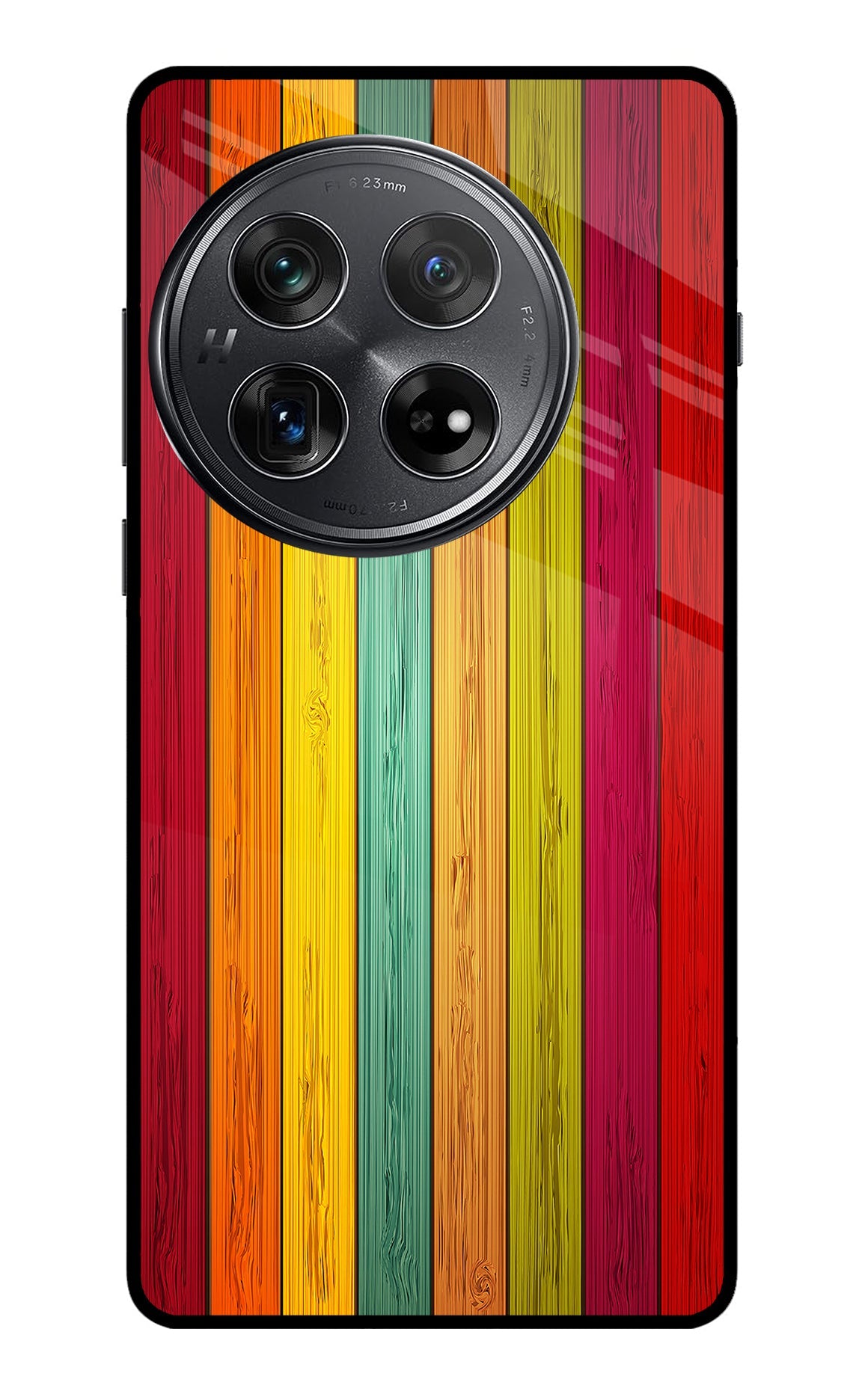 Multicolor Wooden Oneplus 12 Back Cover