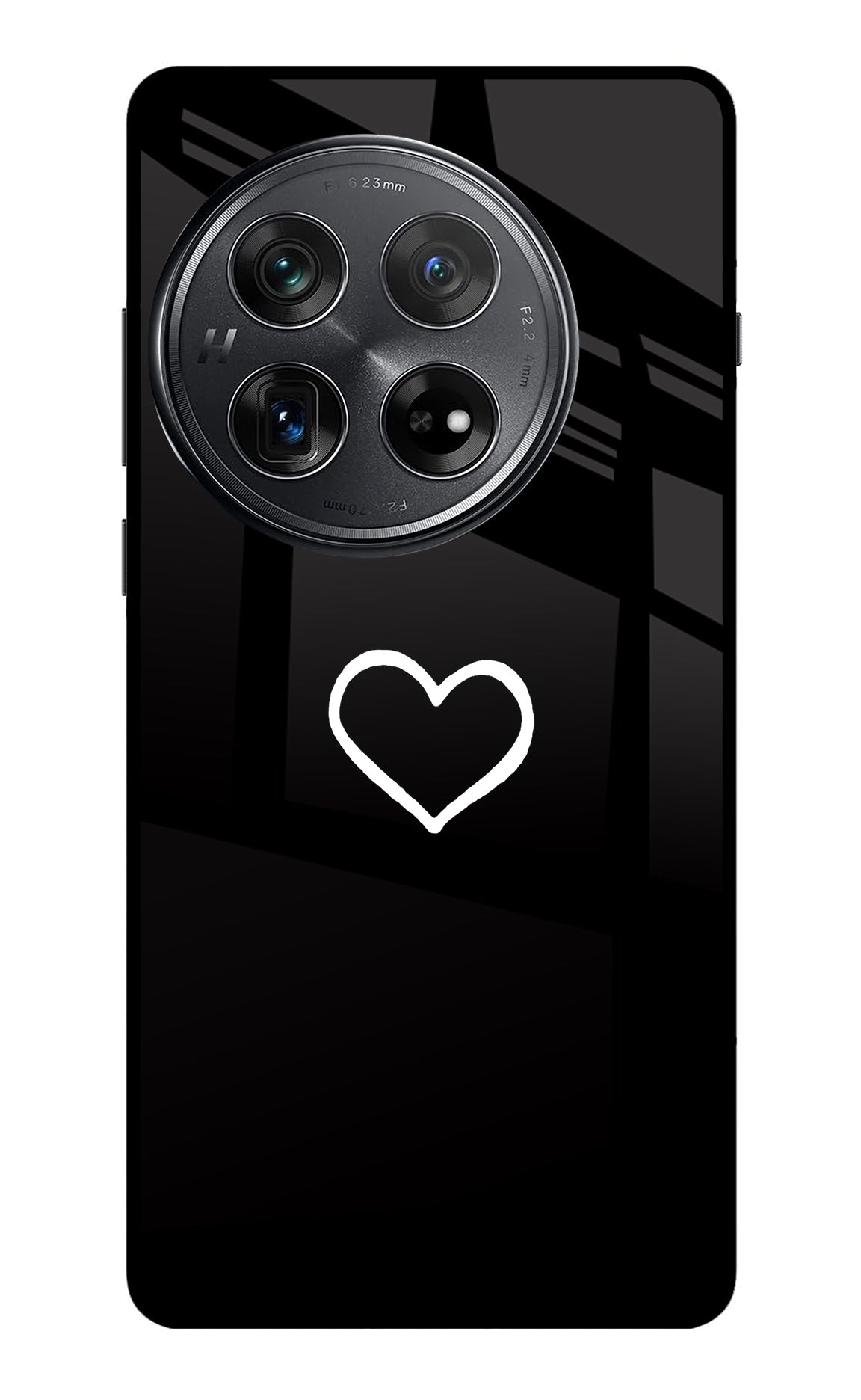 Heart Oneplus 12 Glass Case