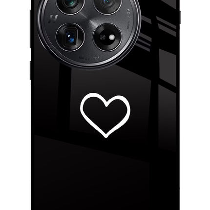 Heart Oneplus 12 Glass Case