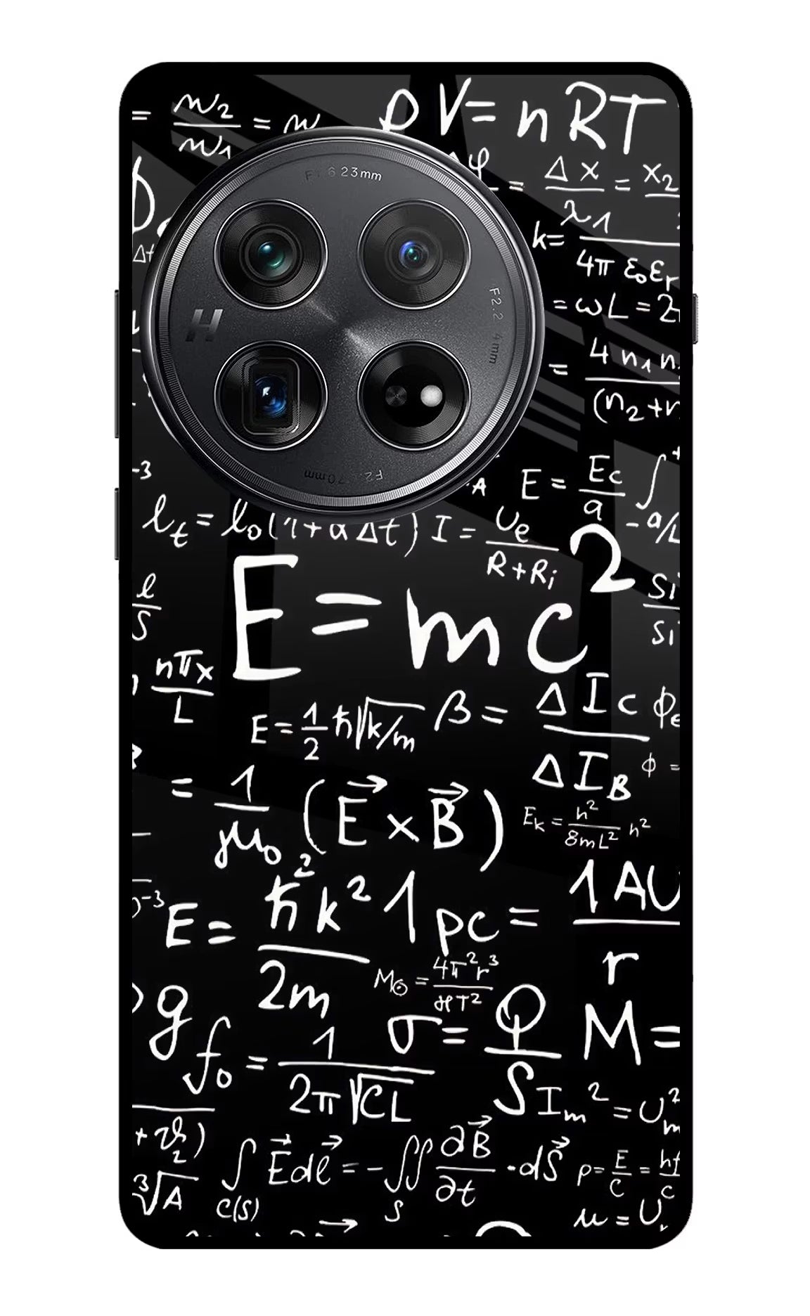 Physics Formula Oneplus 12 Glass Case Back Cover by Casekaro