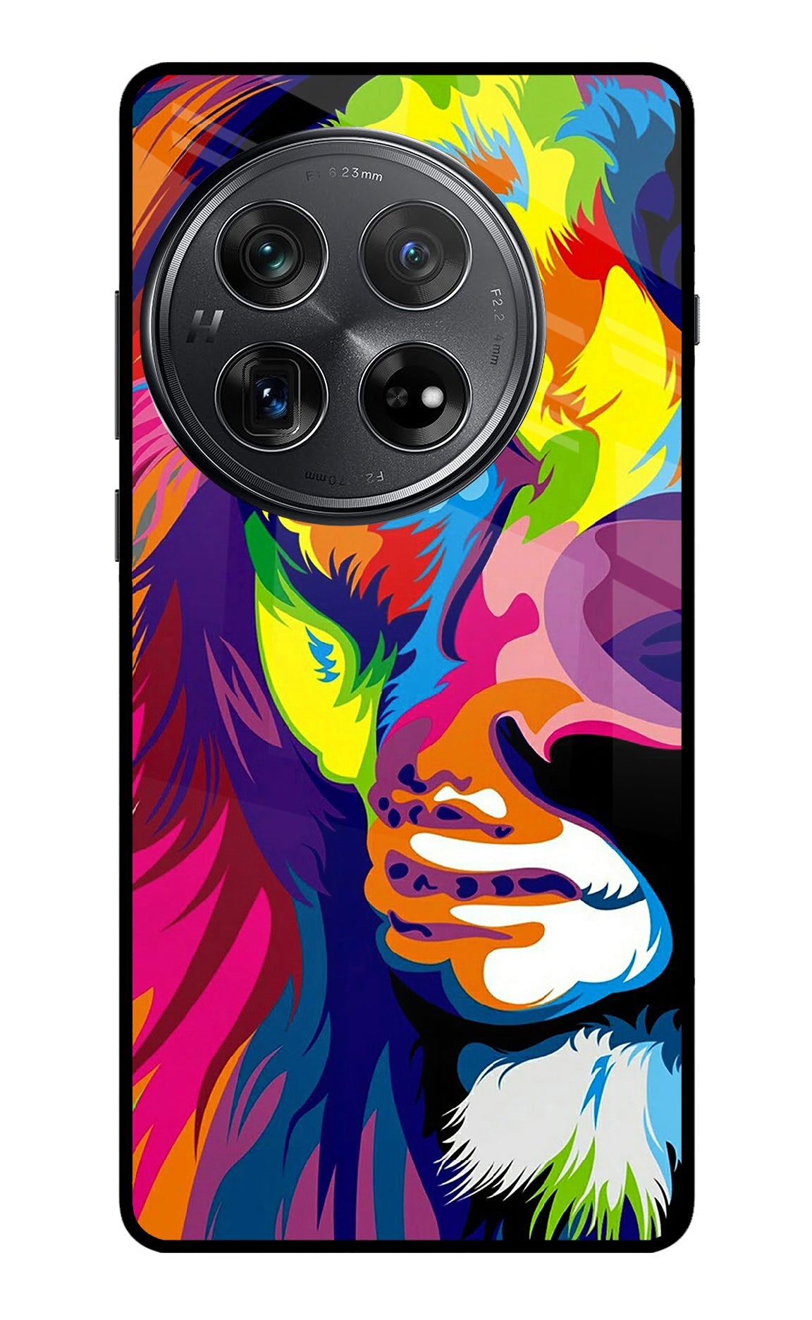 Lion Half Face Oneplus 12 Back Cover