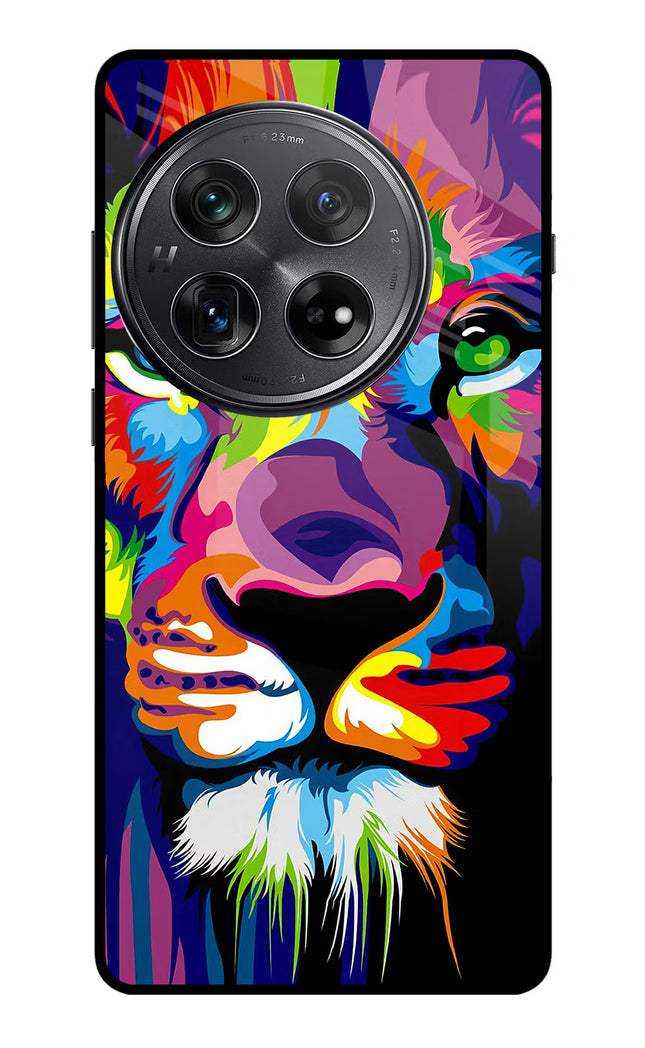 Lion Oneplus 12 Glass Case