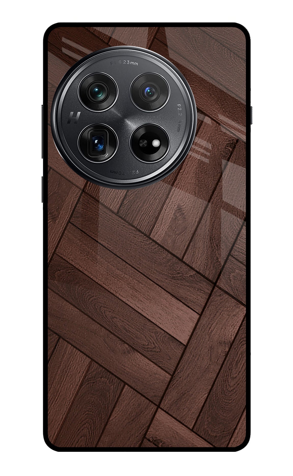 Wooden Texture Design Oneplus 12 Back Cover