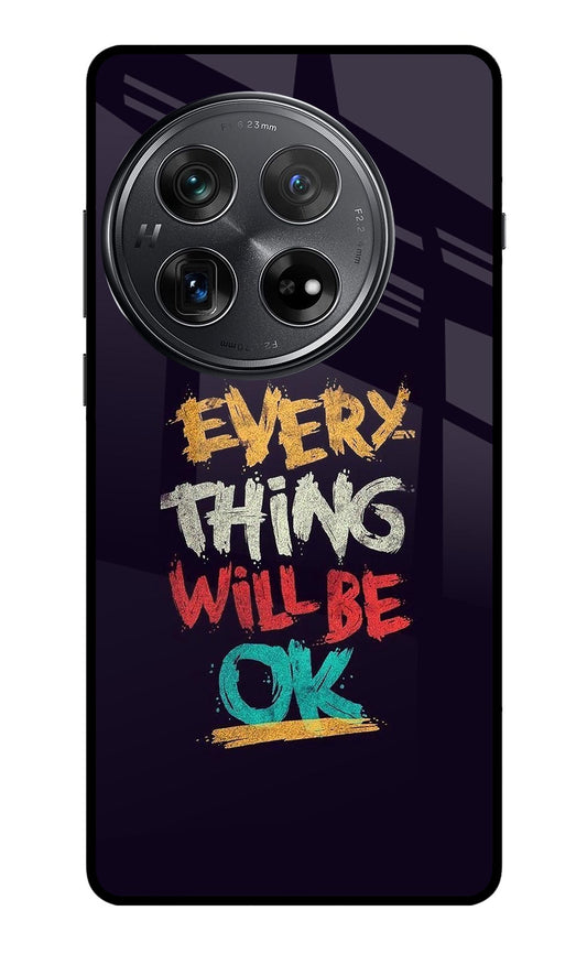 Everything Will Be Ok Oneplus 12 Glass Case