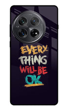 Everything Will Be Ok Oneplus 12 Glass Case