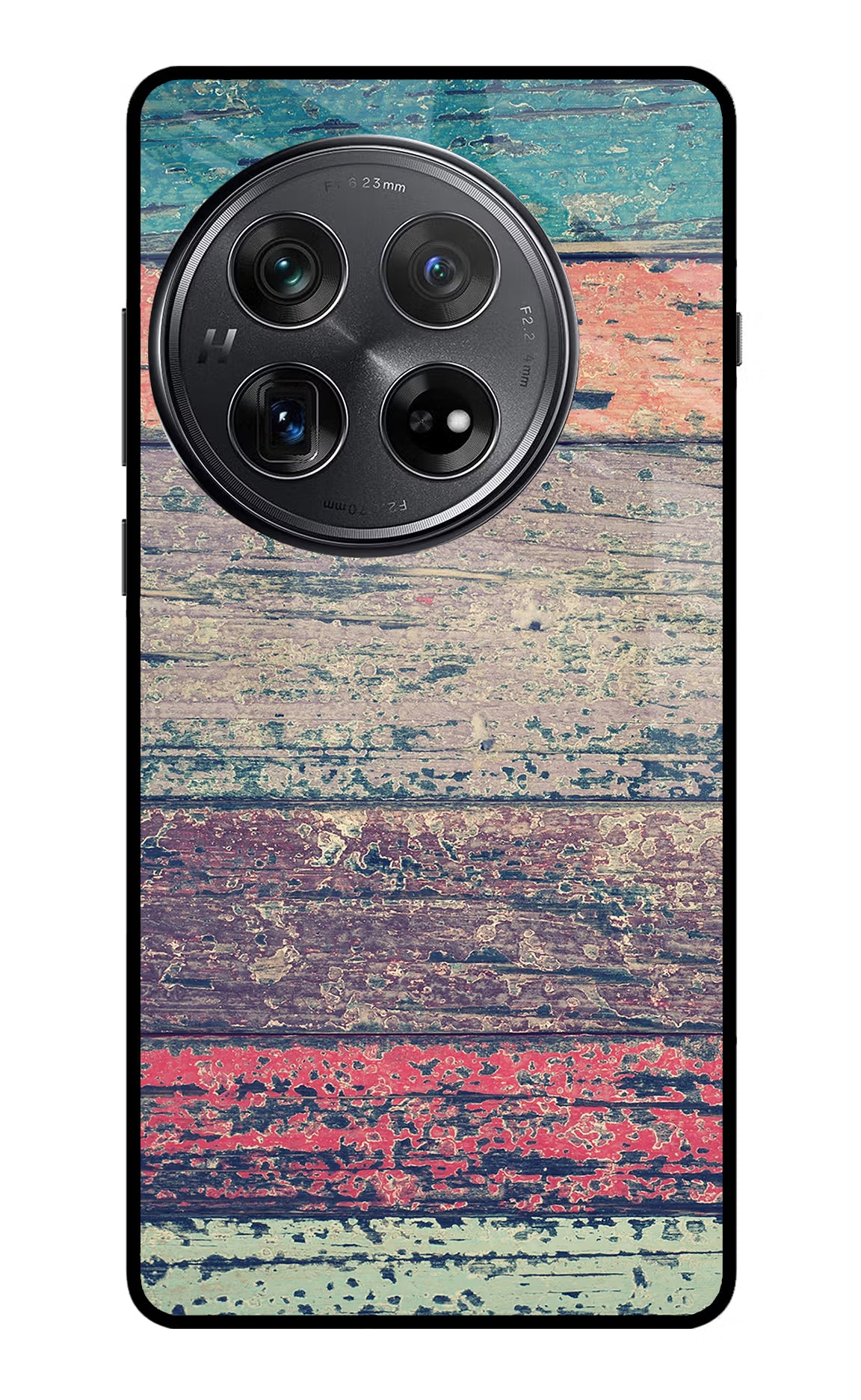 Colourful Wall Oneplus 12 Glass Case Back Cover by Casekaro