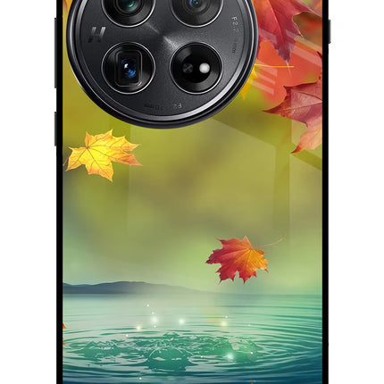 Flowers Oneplus 12 Glass Case