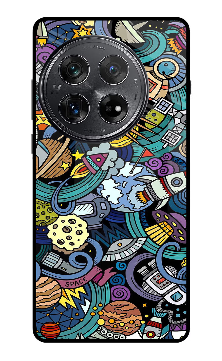 Space Abstract Oneplus 12 Back Cover, Glass case