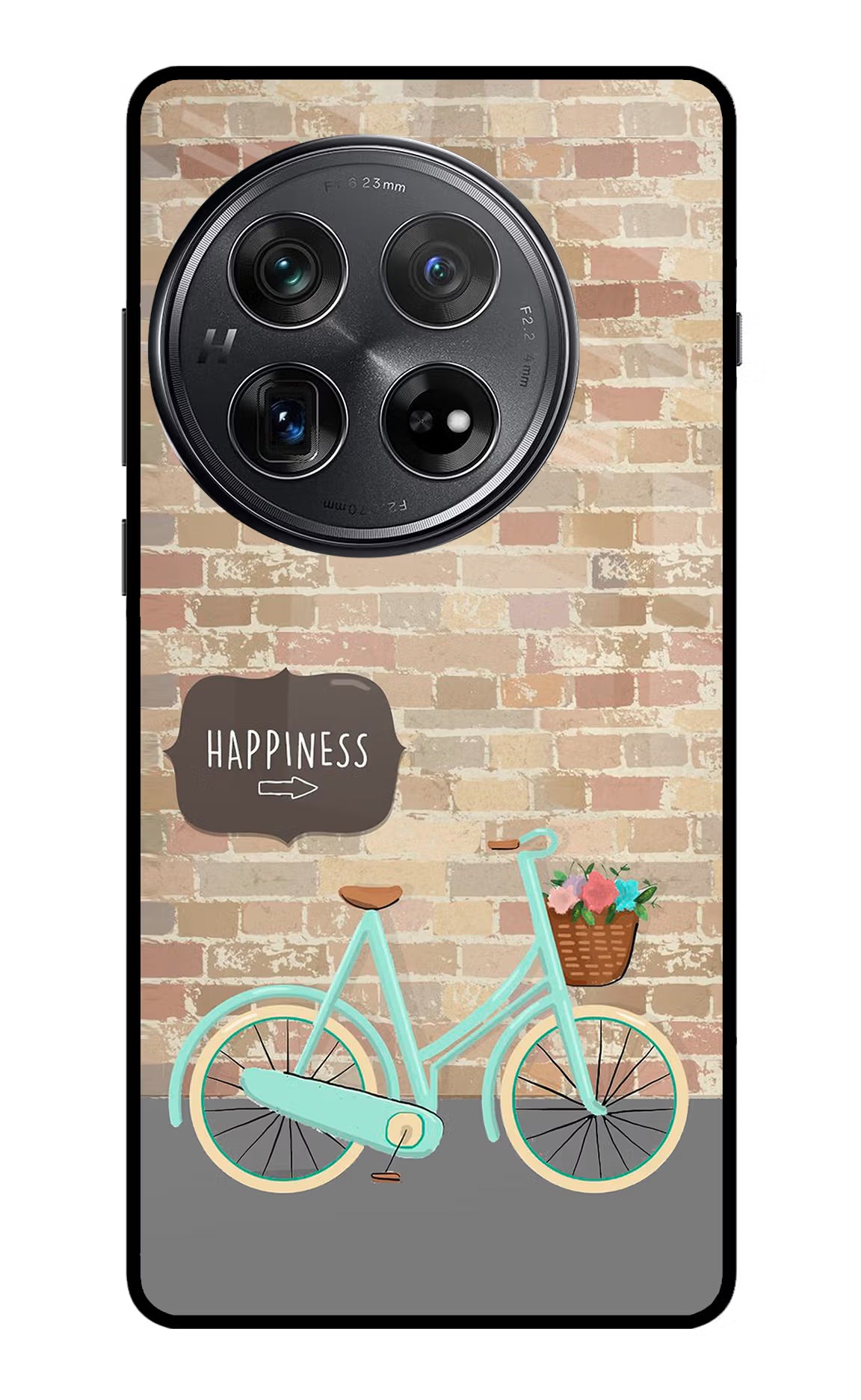 Happiness Artwork Oneplus 12 Glass Case Back Cover by Casekaro