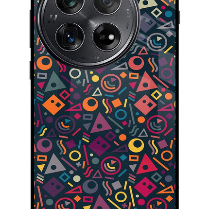 Geometric Abstract Oneplus 12 Glass Case