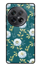 Flowers Oneplus 12 Glass Case