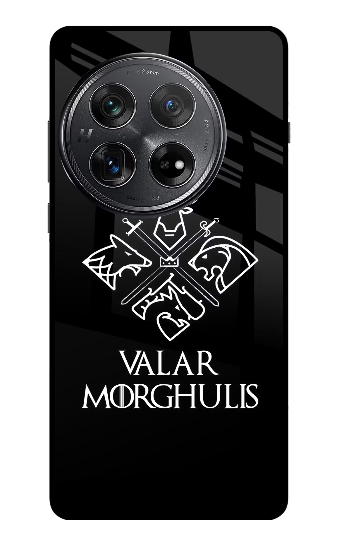Valar Morghulis | Game Of Thrones Oneplus 12 Glass Case Back Cover by Casekaro