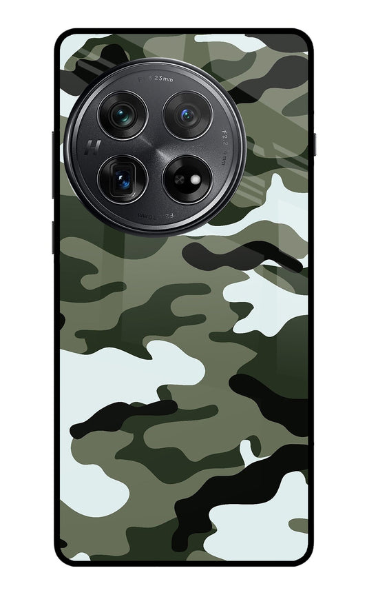 Camouflage Oneplus 12 Glass Case