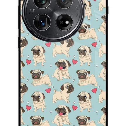Pug Dog Oneplus 12 Glass Case