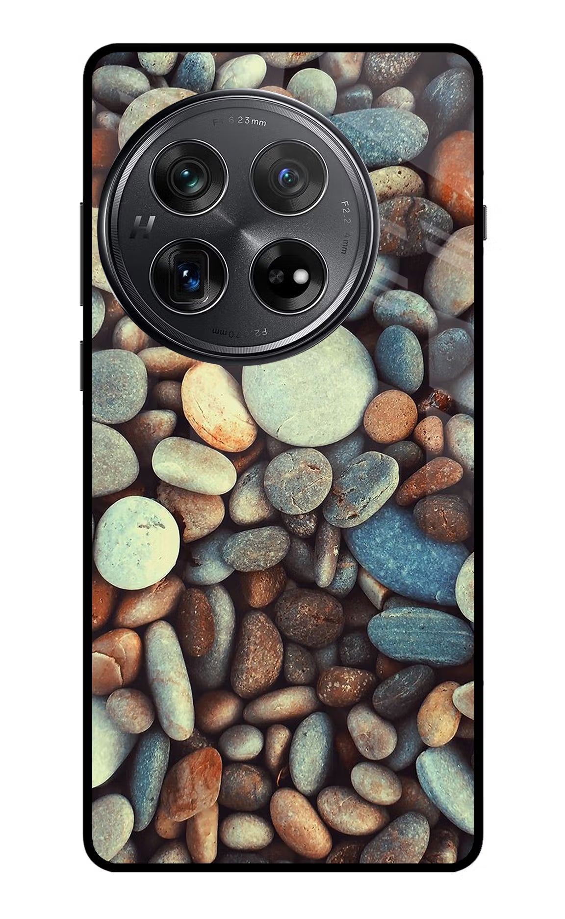 Pebble Oneplus 12 Glass Case Back Cover by Casekaro