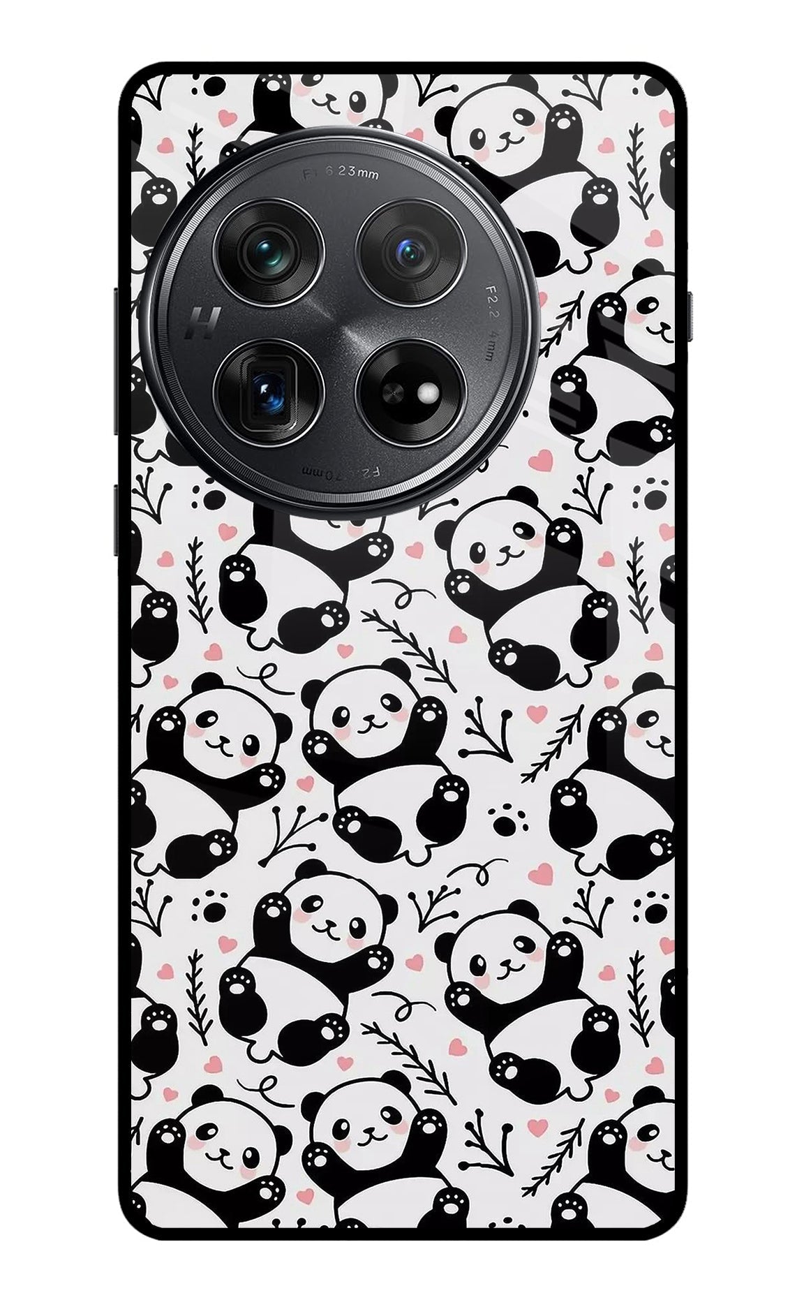 Cute Panda Oneplus 12 Back Cover