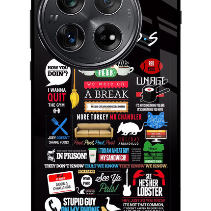 FRIENDS Oneplus 12 Glass Case