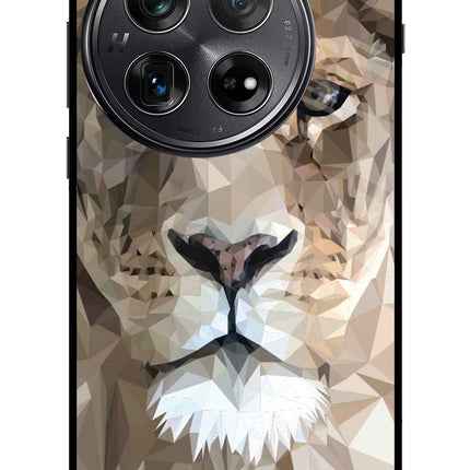 Lion Art Oneplus 12 Glass Case