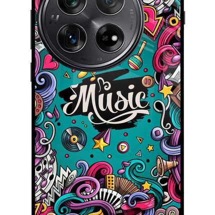 Music Graffiti Oneplus 12 Glass Case
