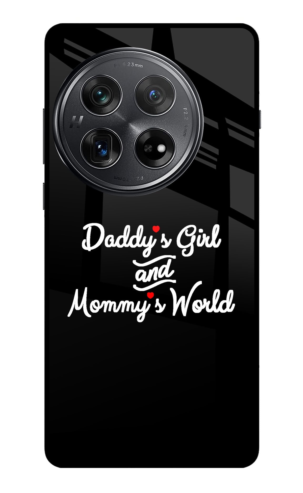 Daddy's Girl and Mommy's World Oneplus 12 Glass Case