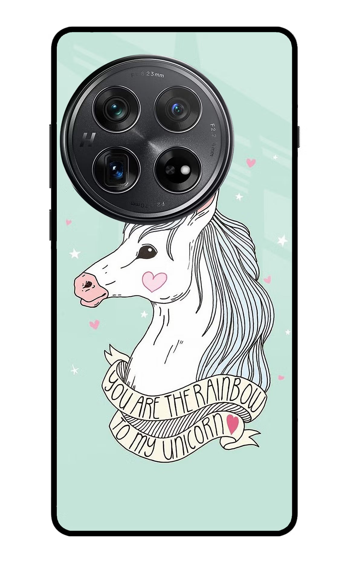 Unicorn Wallpaper Oneplus 12 Glass Case Back Cover by Casekaro