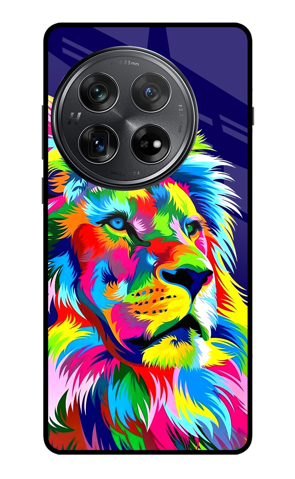 Vector Art Lion Oneplus 12 Back Cover