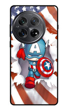 Captain America Oneplus 12 Glass Case