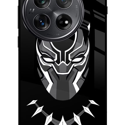 Black Panther Oneplus 12 Glass Case