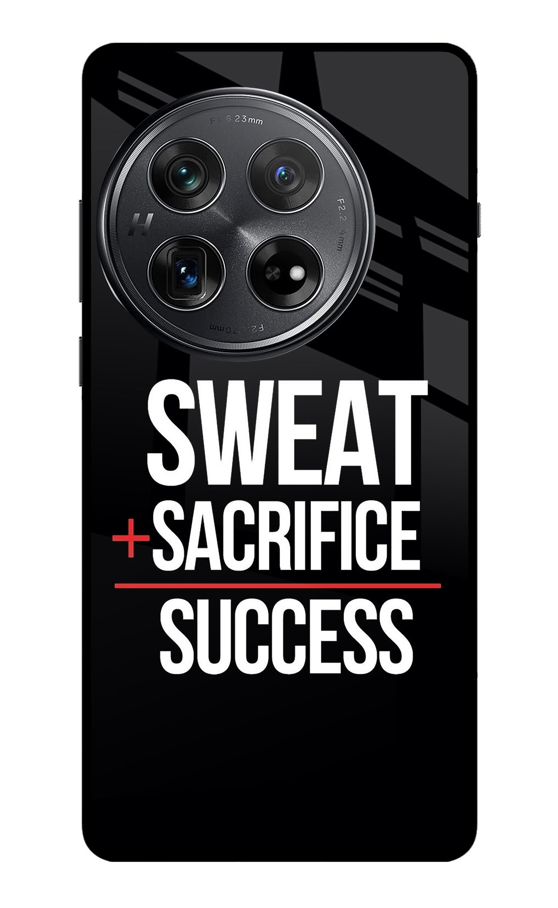 Sweat Sacrifice Success Oneplus 12 Glass Case