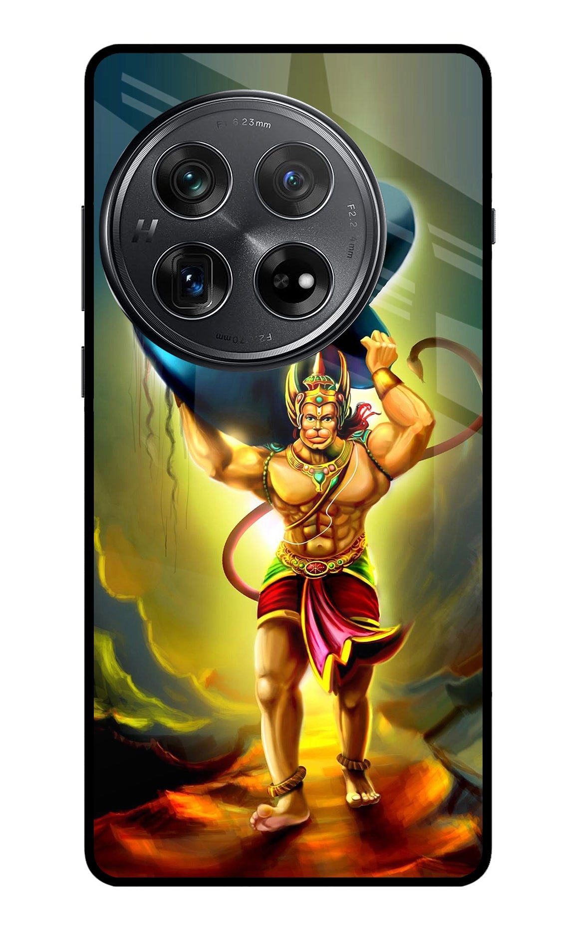 Lord Hanuman Oneplus 12 Glass Case