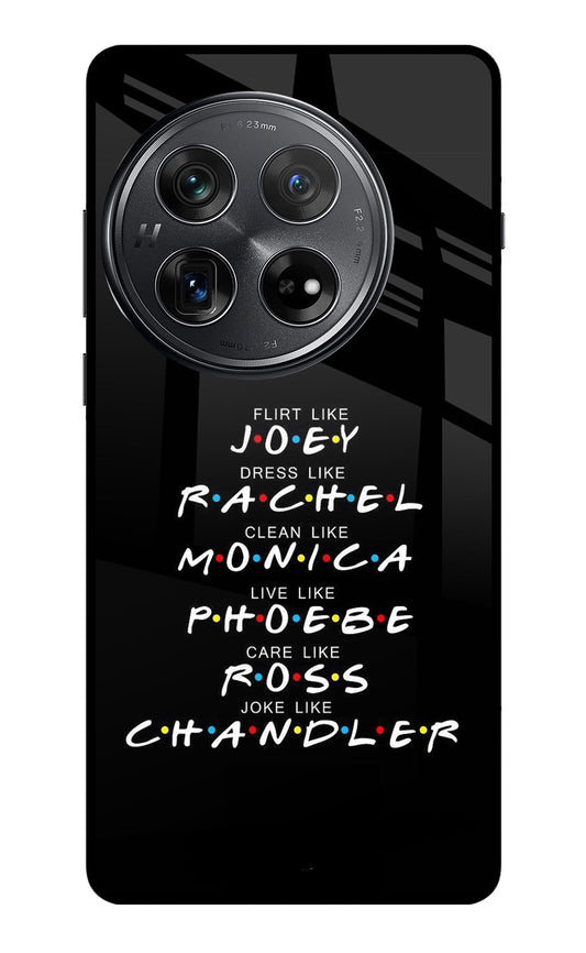 FRIENDS Character Oneplus 12 Glass Case