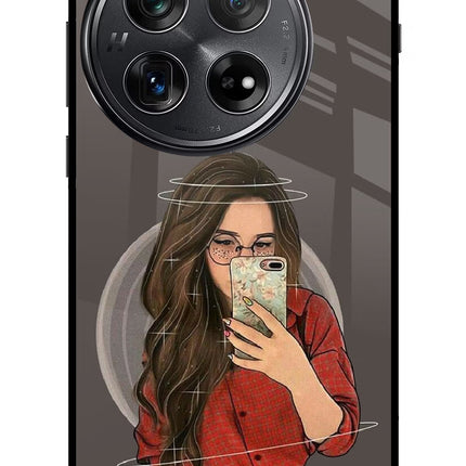 Selfie Queen Oneplus 12 Glass Case