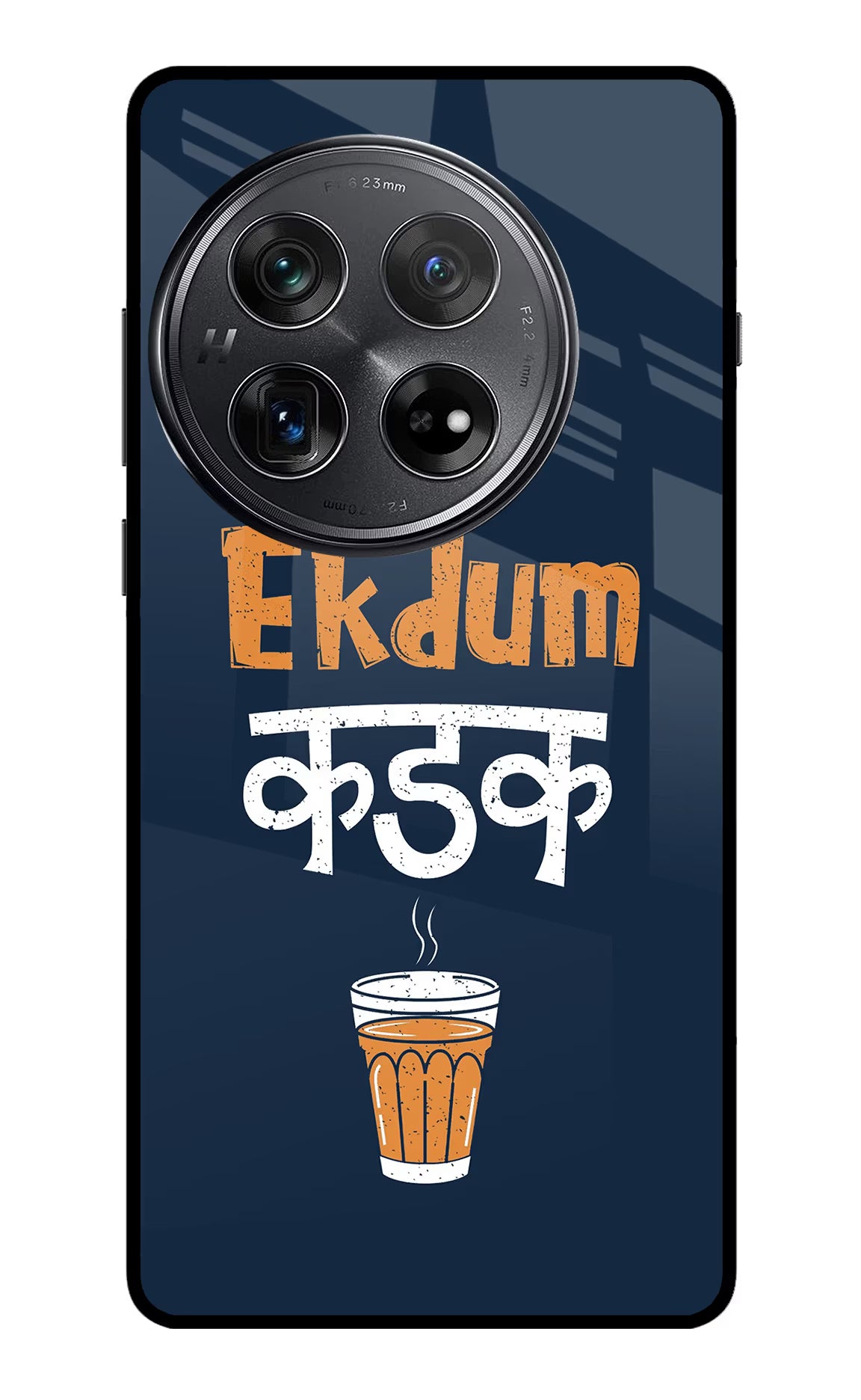 Ekdum Kadak Chai Oneplus 12 Glass Case Back Cover by Casekaro