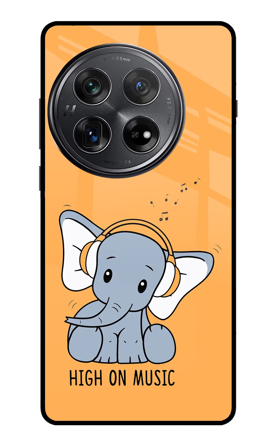High On Music Oneplus 12 Glass Case Back Cover by Casekaro