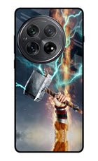 Thor Hammer Mjolnir Oneplus 12 Glass Case
